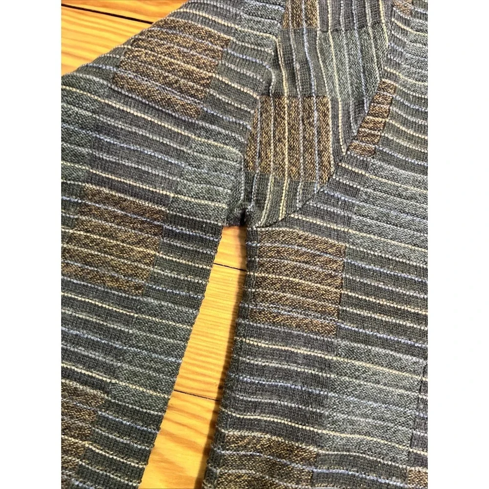 Vintage Tricots St‎ Raphael Mens Merino Wool Crewneck Sweater XXL Brown Green